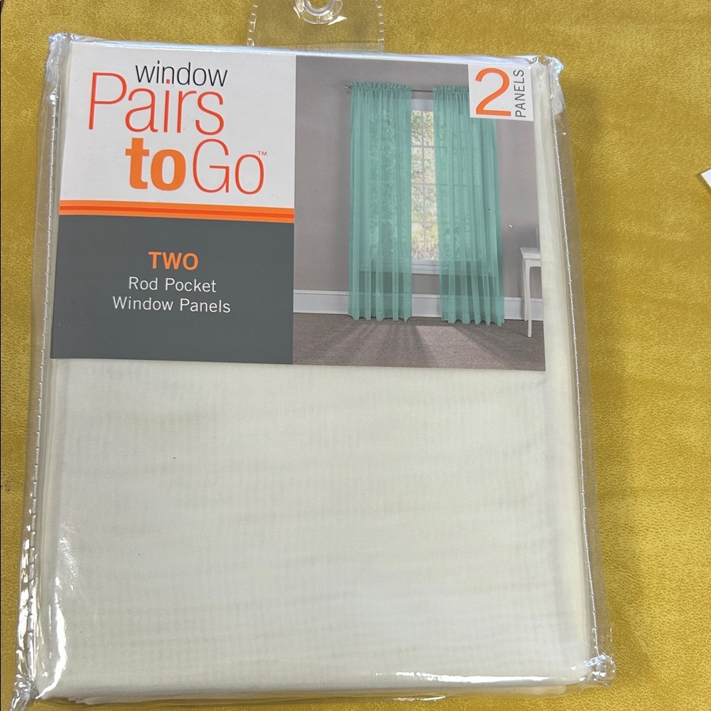 Cream Window Curtains